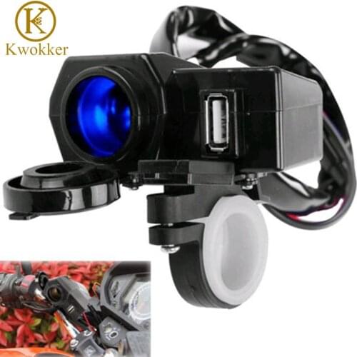 12V 2.1A USB Waterproof Power Outlet Socket Cigarette Lighter For Car Boat Motocycle Cigar Cigarette Lighter Adapter Charger