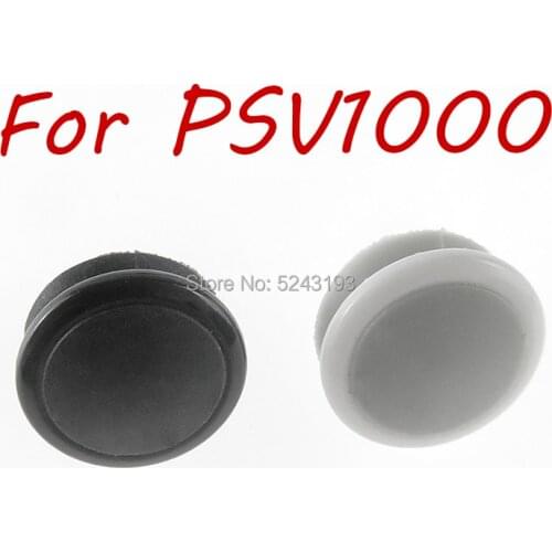 2pcs For Psvita 1000 PSV 1000 Controller white black 3D Analog Joystick cap For PSV1000 Button Joystick Rocker cap