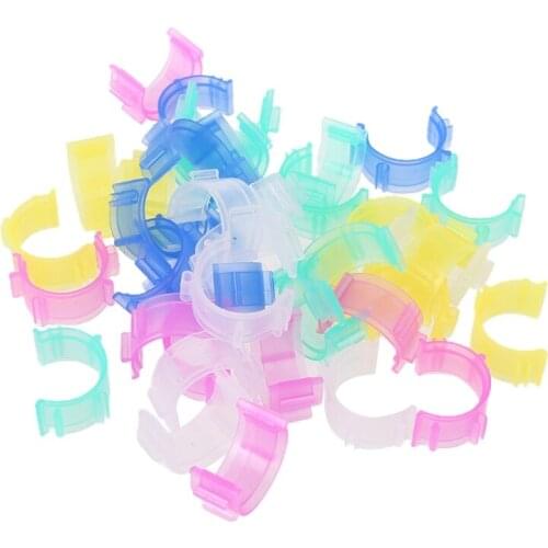 50pcs Colorful Sewing Thread Holder Bobbin Clips Small Clamp Tool for Embroidery Quilting Accessory-S001