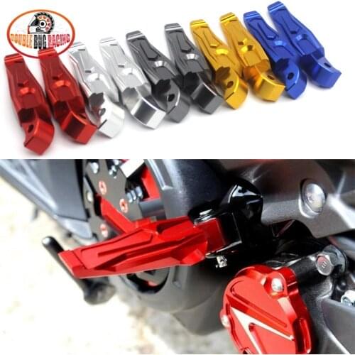 Motorcycle Accessories CNC Aluminum Rear Passanger Foot Peg Footrests For YAMAHA T-MAX530 XP500 XP530 TMAX 500 TMAX530 Tmax 530