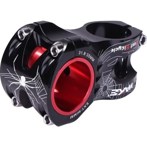 Wake CNC Aluminum Bicycle Stem for 31.8mm-35mm Handlebar MTB Road Bike Part Bicycle Bearings Cycling Equipment