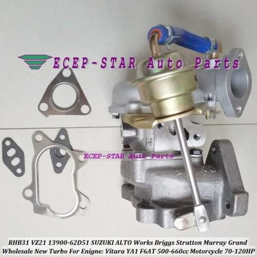 Free Ship RHB31 VZ21 13900-62D51 Turbo For SUZUKI Jimny ALTO Works Briggs Stratton Murray 500-660cc MOTORCYCLE QUAD RHINO 120HP