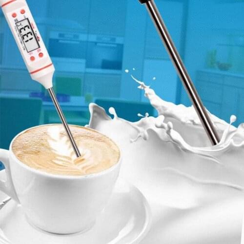 Black/White Household Indoor Car Water Food Oil Pen Digital Thermometer Hygrometer R134a Temperature Juice Meter Tester LCD