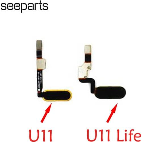 For HTC U11 Home Button FingerPrint Touch ID Sensor Flex Cable Ribbon Replacement For HTC U11 life Home Button U11 Eyes U11 Plus