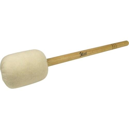 FLEET 1PCS Bass Drum Mallet Precussion Bass Drumstick Wood Core Head Oak Handle Drum Accessories