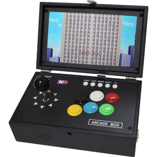 14K Games Recalbox 10 Inch Screen Raspberry Pi 3B Video Game Console Portable Mini Arcade Gift Machine for Children