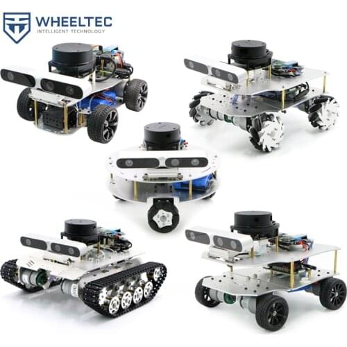 Used for raspberry Pi ROS ROBOT CAR maximum 6kg load McNum wheel voice radar navigation with MG513 encoder motor Programmer