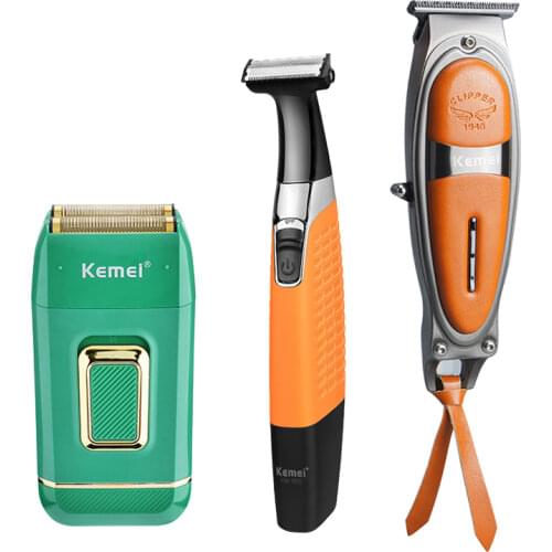 Kemei Hair Clipper Professional Trimmer Mens Razor USB Rechargeable Hairdresser Beard Electric Shaver A Cordless Easy Haircut