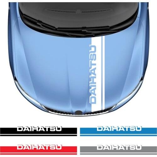 Auto Body Stickers For Daihatsu Terios Rocky Car Hood Bonnet Stripes Sticker Sports Stripes Vinyl Decals Car styling Accessories