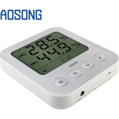 Current type wall-mounted network temperature and humidity transmitter AW3020A 4~20ma digital display meter