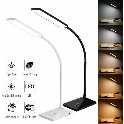 KEXIN 12W 72LED Desk Lamp Flexible Touch Sensor LED Reading Dimmable Lamp Night Light