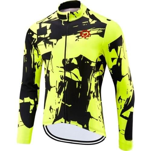 New Spring/Autumn Jersey Clothing 2020 Mens Long Sleeve Cycling Jersey Shirts Maillots Ciclismo MTB Mountain Bike Tops