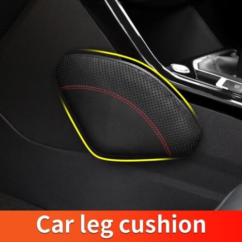 New Products Four Seasons Universal High-end Car Interior Leather Leg Pads Knee Pads Thigh Pads Thigh Support Pads Interior Modi
