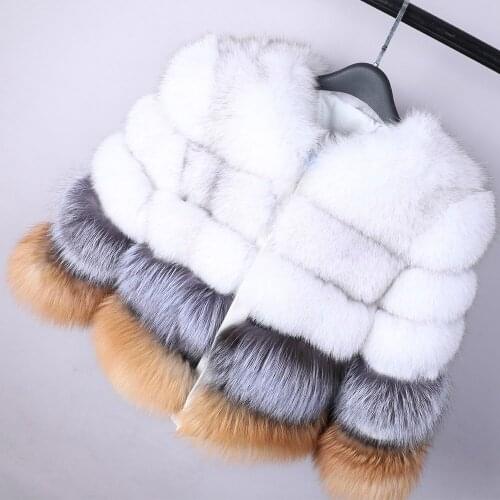 OFTBUY 2021 New Brand High Quality Real Fur Coat Winter Jacket Women Natural Fox Fur Outerwear Streetwear Thick Warm Casual