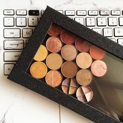 DIY Empty Magnetic Eyeshadow Palette Bling Glitter Fashion Easy to carry Powder blusher lipstick lip gloss Fundation Makeup tool