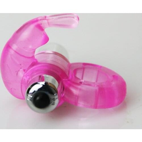 Pink color rabbit shape Powerful AV Mini G-Spot Vibrator adult sex toys for women