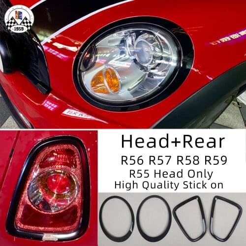 ABS Plastic Head&Rear Light Surround Cover Mini Ray Style For mini cooper R56 R58 R57 R59