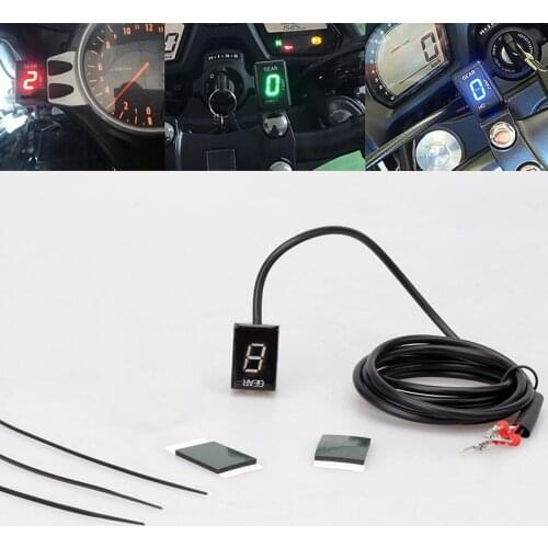For Kawasaki Z750 Z1000 2007 2008 2009 Z 750 1000 Motorcycle LED Electronics 1-6 Level Gear Indicator Moto Speed Digital Meter