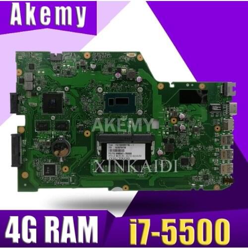 X751LD laptop motherboard For ASUS R752L R752LN X751L X751LD X751LDV X751LN K751LN original Mainboard i7-5500 GT820M/gT840M