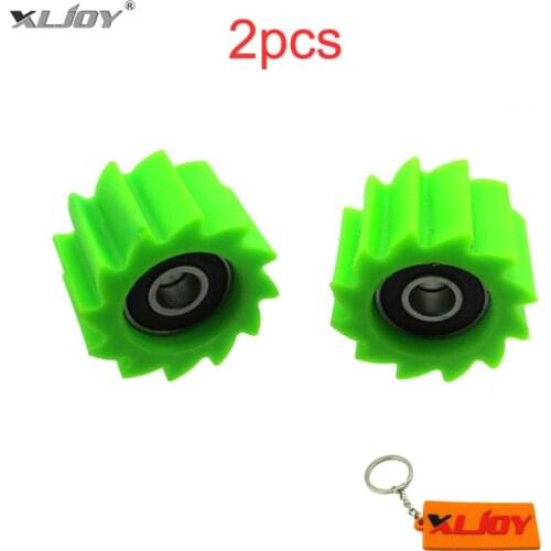 XLJOY 2x 8mm Chain Roller Tensioner Pulley Wheel Guide For Kawasaki KX450F KX250F 2006-2016