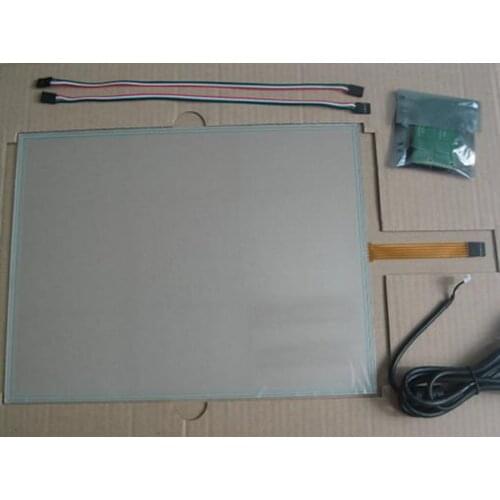 15 inch 322mm*247mm touch panel 4 wire resistive touch screen with USB port controller+Touch controller card+CD Room