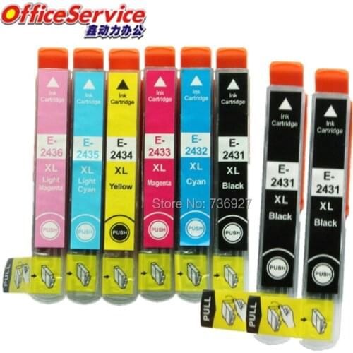 8X 24XL T2431 T2421 Compatible Ink Cartridge For Epson XP-55 760 850 860 950 750 960 inkjet printer