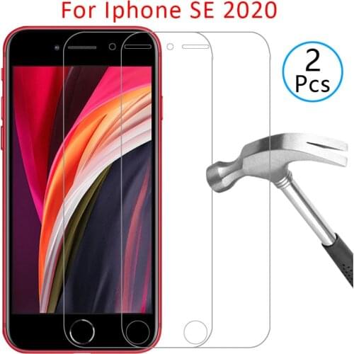 Case for iphone se 2020 cover tempered glass screen protector on i phone s e es 2 se2020 se2 protective coque bag armor aphone