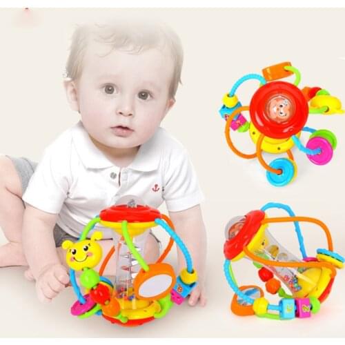 Baby Rattle Activity Ball Rattles Educational Toys For Babies Grasping Ball Puzzle Playgro Baby Toys 0-12 Months climb Learning