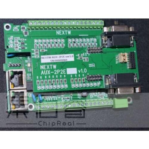 For EtherCAT 2-axis pulse output,16I16O slave station mass production plate