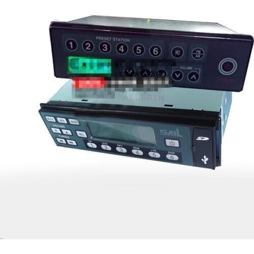 For PC SK Volvo ZX SANY CATERPILLAR CAT Excavator radio assembly MPS dust-proof water pressure Charging Excavator Accessories