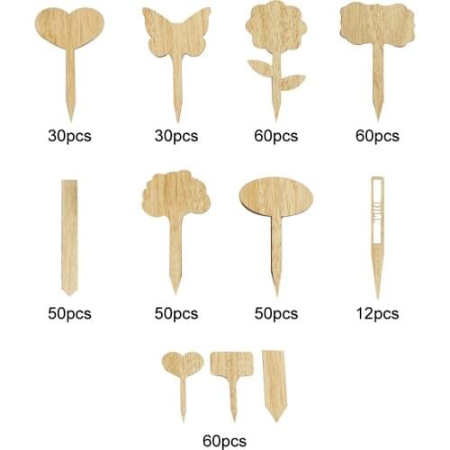 Plant Labels Tags Set Potted Plants Garden Stake Note Outdoor Decoration