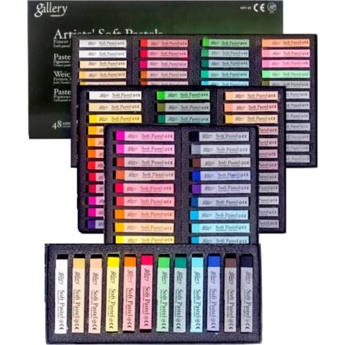 Gallery Artists Soft Pastels 12/24/36 Color Powder Pen Color Chalk Soft Pastel Stick Hair Dye Stick Doll Makeup Sketch Powder