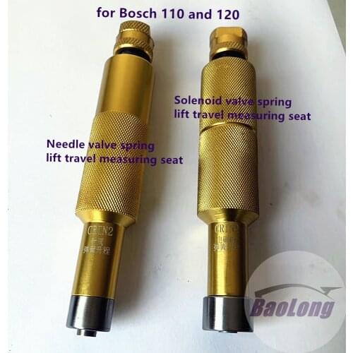 For Bosch 110 120 diesel common rail injector Needle valve spring Solenoid valve spring lift travel measuring seat test tool
