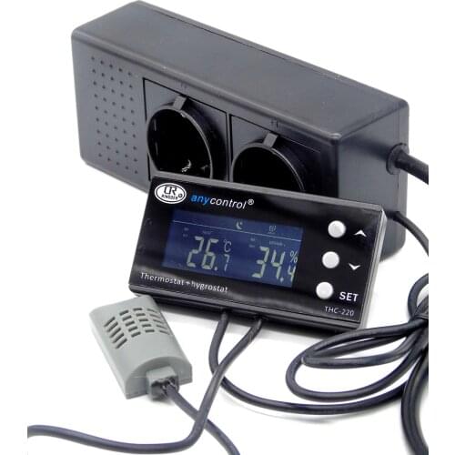 Egg incubator intelligent temperature humidity controller with Thermo-hygrostat Greenhouse Reptile Terrarium