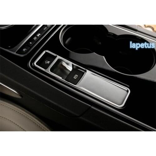 Lapetus P Stalls Electric Hand Brake Handbrake Parking Button Decoration Frame Cover Trim For Jaguar XF 2016 2017 2018 2019 ABS