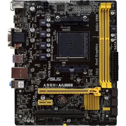 A58M-A/USB3 ASUS DDR3 FM2+ A58 pc motherboard PCIE 3.0 SATAIII Support x4 860 Desktop Used Motherboards Computer Accessories