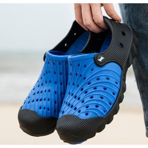Mens Breathable Sandals Summer Sports Sandals Water Shoes Fishing Slippers Mens Beach Sandals