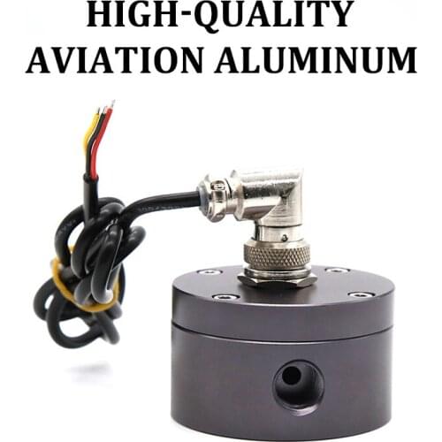 G1/2 G3/8 G1/4 Oil Flow Sensor Hall Sensor Switch Flow Meter Water Flow Sensor Aluminum Alloy Water Meter Industrial Flowmeter