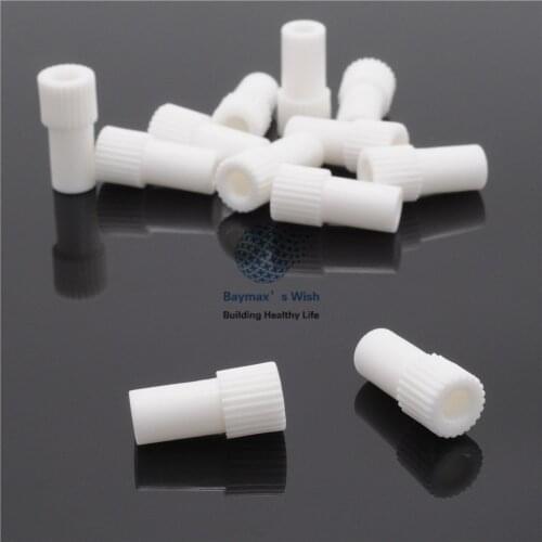 Dental Saliva Ejector Suction Adaptor Suction Tube Convertor 11mm To 6.5mm 12Pcs