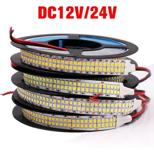 DC 12V / 24V LED Strip 2835 240LEDs/m 480LEDs/m Flexible Tape Ribbon Lights Strip 5m