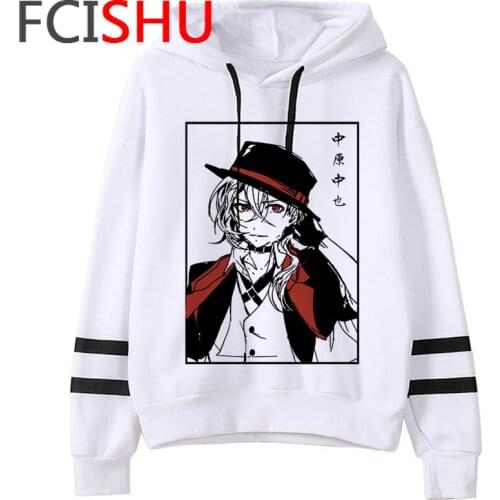 Bungou stray dogs osamu dazai hoodies men Oversized harajuku men clothing anime