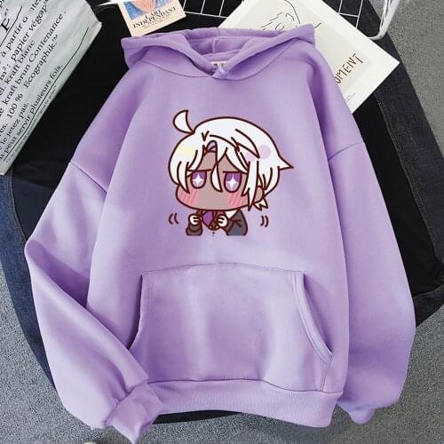 Harajuku Vanitas no Carte Hoodies Men/women Sweatshirt Anime Noe Archiviste Print Hoodie Autumn Long Sleeve Pullover Sudaderas