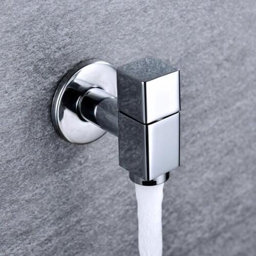 High Quality Solid Brass Washing Machine Faucet Outdoor Garden Faucet 1/2\" Inlet with 3/4\" Thread Outlet Wall Mount Bibcock