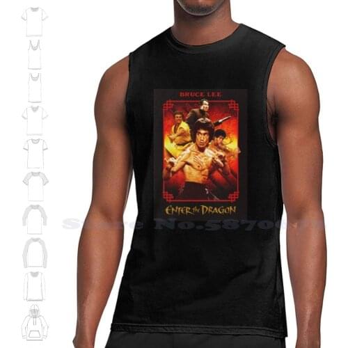 Enter The Dragon T - Shirt Custom Funny Tank Top Sleeveless Vest Bruce Lee Enter The Dragon Linda Lee Cadwell Way Of The Dragon