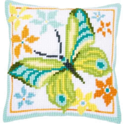 Latch Hook kits Pillow Diy Handmade Printed Canvas butterfly Cushion Latch Hook Kits DIY Unfinished accessories