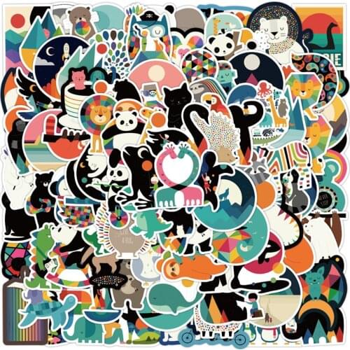 10/30/50/100PCS Cute Cartoon Sticker Waterproof Refrigerator Stickers Guitar Notebook Motorcycle Skateboard Decal Kids Toy Gift