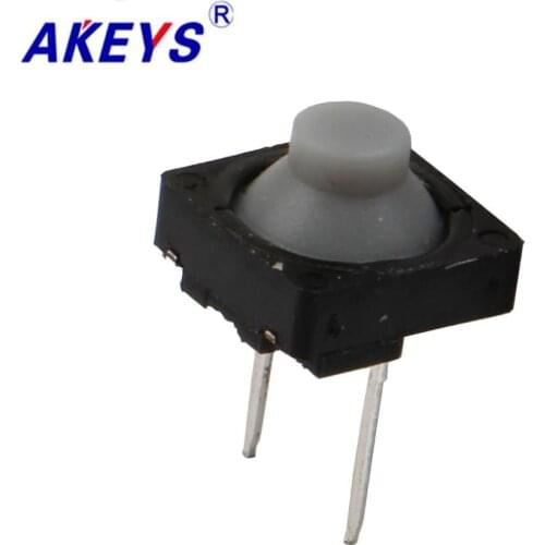 100PCS TS-F003 8*8 Silent tact switch middle 2 pin DIP type push button switch long life