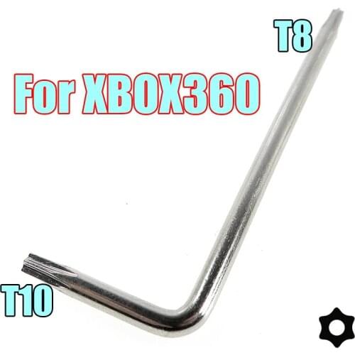 2PCS For Xbox 360 Xbox One Controller Mod Kits Repair T8 T6 T10 L Security Torx Screwdriver For Xbox360 T6 T8 L Key Screwdriver