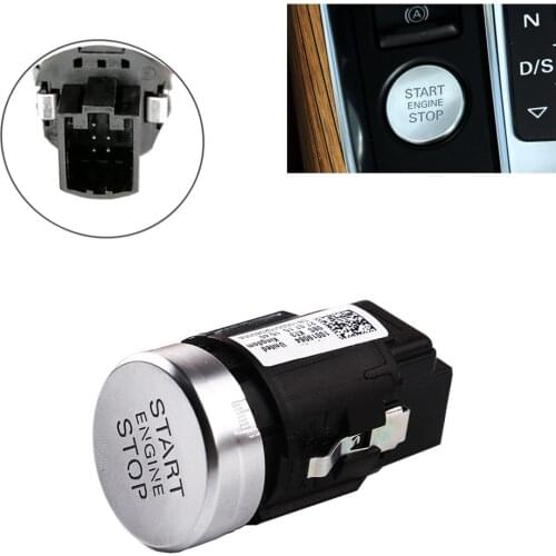 4G1905217A For AUDI A6 C7 2011 - 2016 A7 RS6 RS7 2014 2015 2016 Silver Chrome Engine Start Stop Switch Push Button