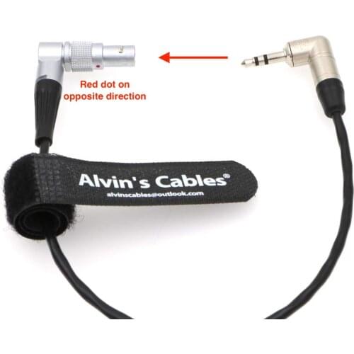 Tentacle Sync Adapter Cable Tentacle Timecode Generator 3.5mm to ARRI Alexa Sound Devices 5Pin Connector 12 o'clock Up Direction